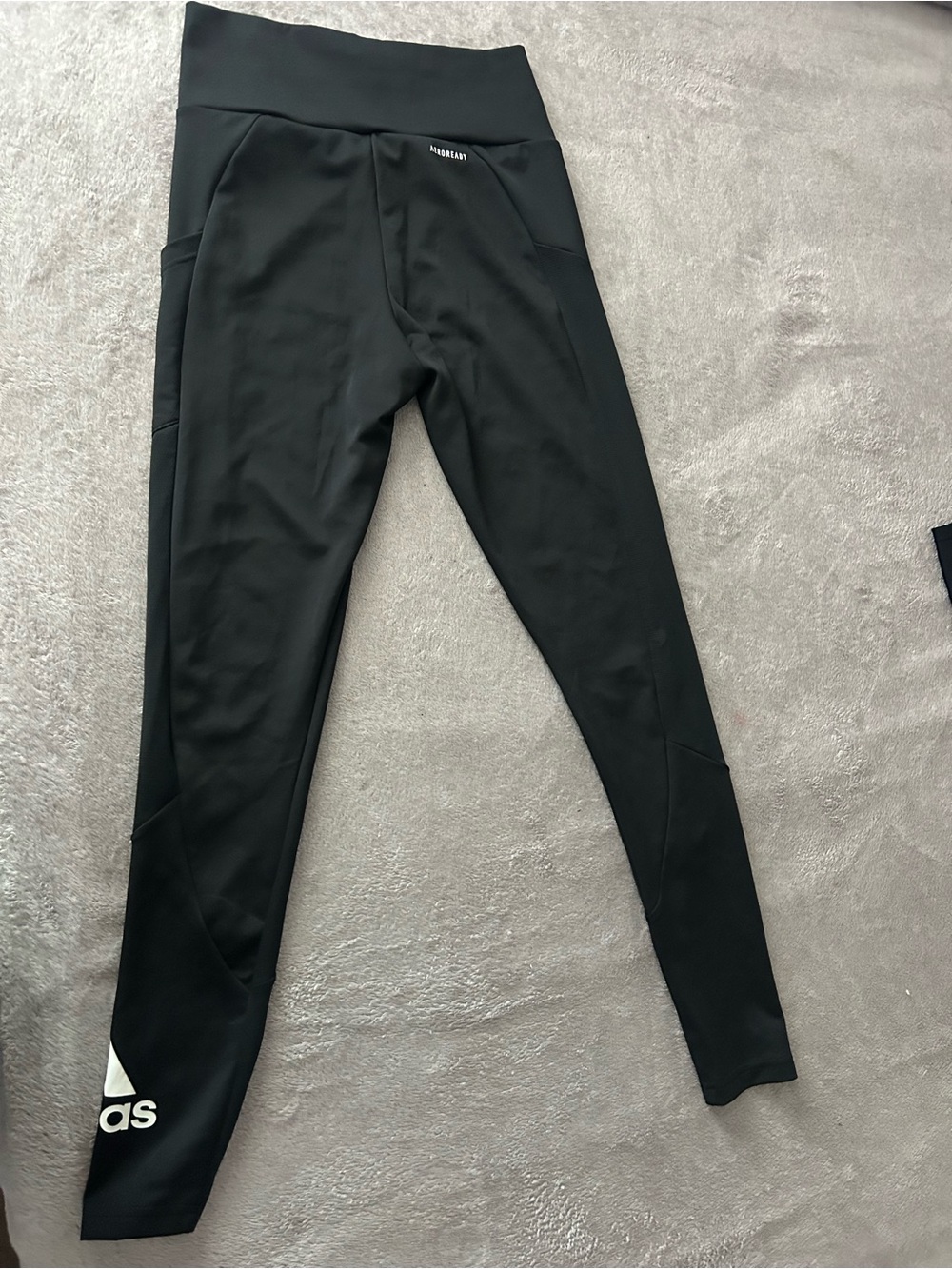 adidas Women's Black Athletic Joggers with Logo